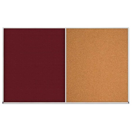 United Visual Products Enclosed Corkboard, 1 Door, 48"x36", 4" Fra UV3402-SATIN-KEYLIME